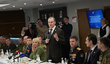 Глава Мордовии Артём Здунов встретился с выпускниками программы «Герои среди СВОих» 